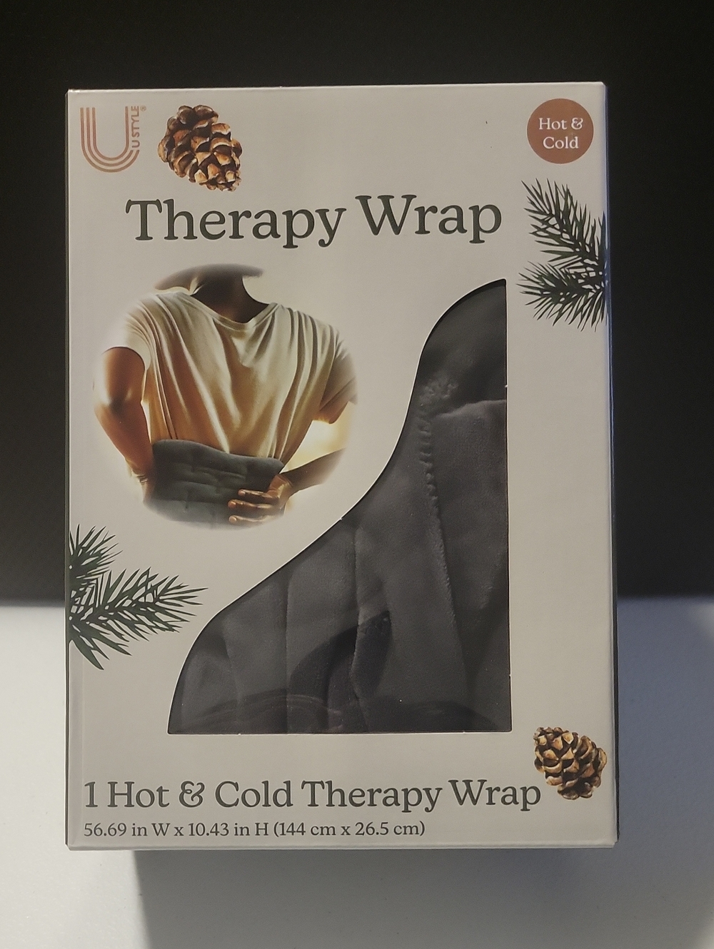 Therapy Wrap Hot & Cold Pain Relief Wrap - Black